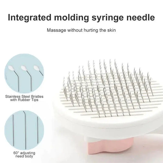  Pet Hair Removal Brush - Effortless Fur & Hair Remover for Dogs, Cats Petspalz