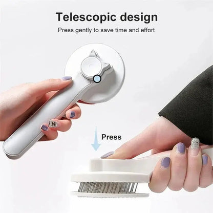  Pet Hair Removal Brush - Effortless Fur & Hair Remover for Dogs, Cats Petspalz