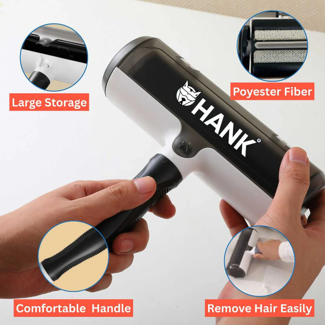  Pet Hair Remover Reusable  Roller Brush | Lint & Fur Cleaner  Petspalz