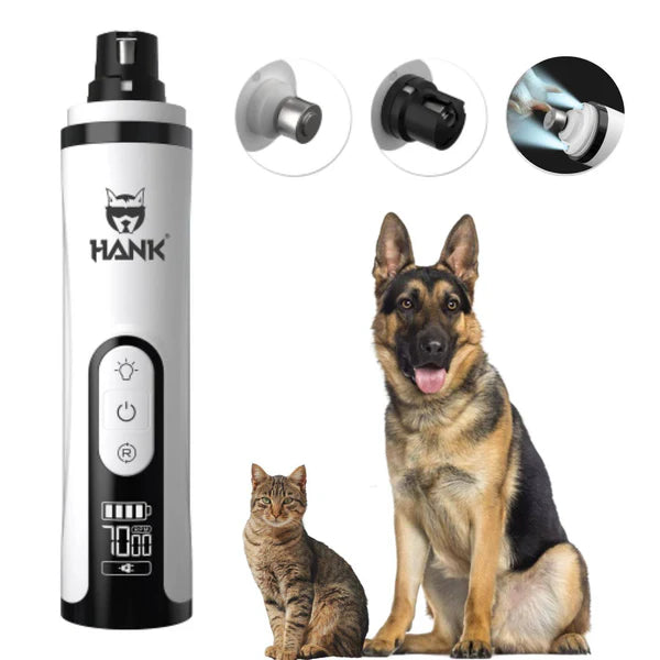  Rechargeable Pet Nail Grinder with LED Light | Quiet & Safe Petspalz