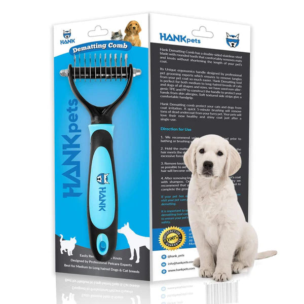 Pet Safe Dematting Comb | Easy Mats & Tangles Remover Petspalz
