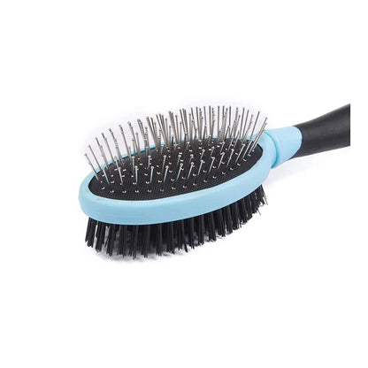 2-in-1 Double-Sided Pet Detangler Brush for Dogs & Cats
