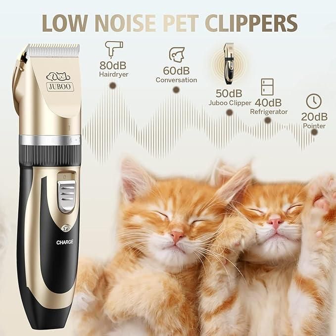  Pet Grooming Trimmer Set | Low Noise Dog & Cat Hair Clipper e31d79-4