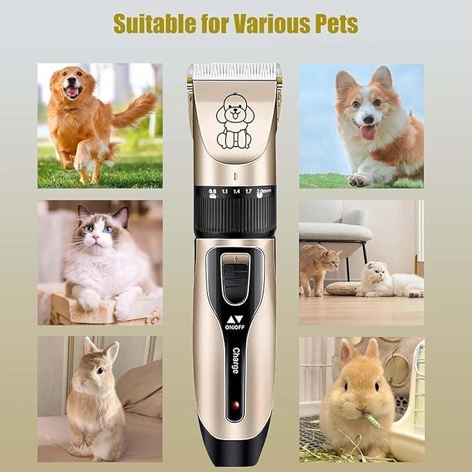  Pet Grooming Trimmer Set | Low Noise Dog & Cat Hair Clipper e31d79-4
