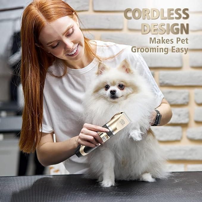  Pet Grooming Trimmer Set | Low Noise Dog & Cat Hair Clipper e31d79-4