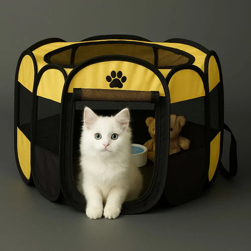  Portable Pet Tent – Lightweight & Foldable Shelter for Dogs & Cats Petspalz