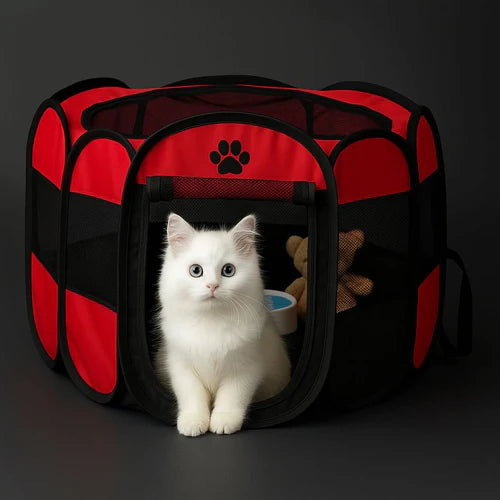  Portable Pet Tent – Lightweight & Foldable Shelter for Dogs & Cats Petspalz