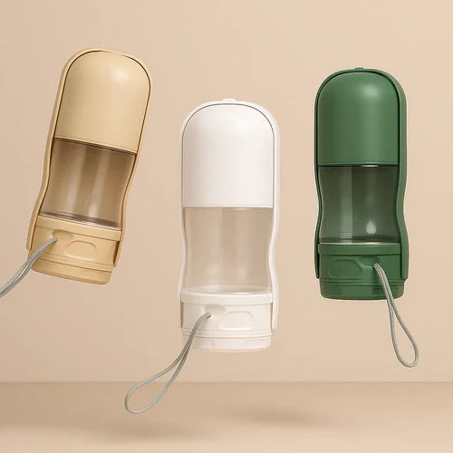  Portable Pet Water Bottle with Food Storage | India Petspalz