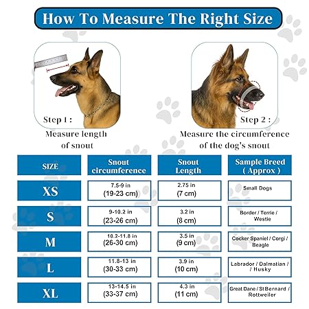  Premium Breathable Basket Dog Muzzles Petspalz