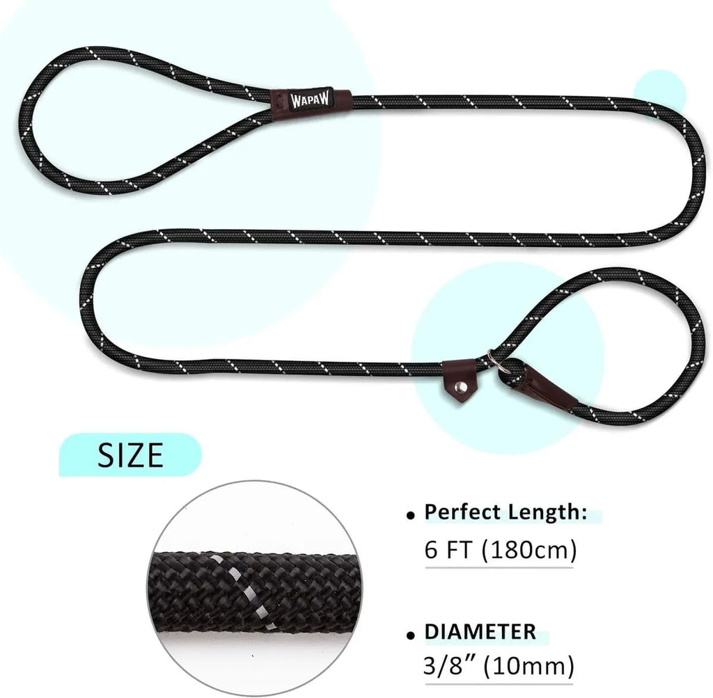  Reflective Dog Leash – Anti-Choking Rope Lead with Padded Handles Petspalz