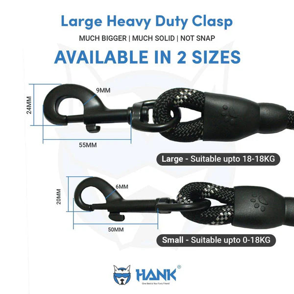  Reflective Heavy Duty 5 Feet Dog Leash | Durable & Safe Petspalz