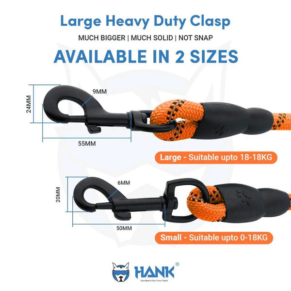  Reflective Heavy Duty 5 Feet Dog Leash | Durable & Safe Petspalz