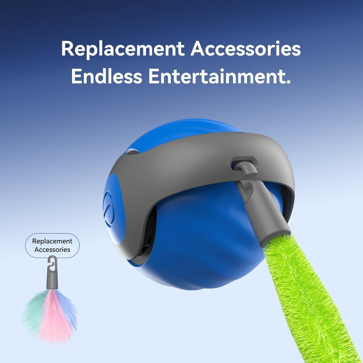  Rolling Ball Cat Toy | USB Rechargeable Smart Interactive Toy for Cats e31d79-4