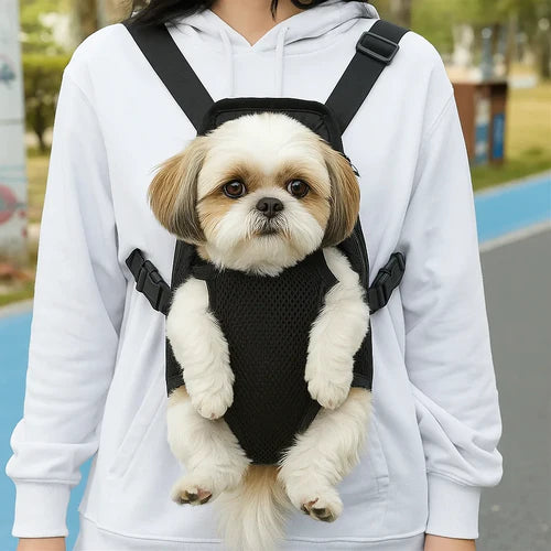 Pet Carry Bag Backpack for Cats & Small Dogs – Hands-Free Travel Carrier