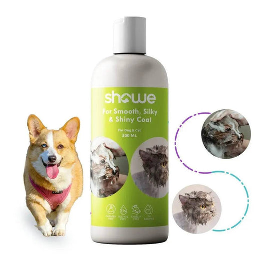  Shampoo for Dogs & Cats - Smooth Silky & Shiny Coat  300ml Petspalz