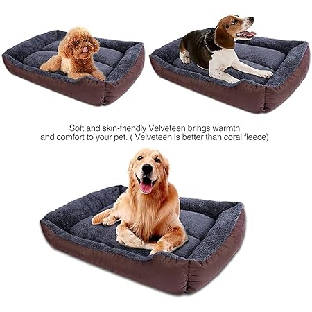  Dog & Cat Pet Bed – Reversible, Anti-Skid, Washable | All Breeds Petspalz