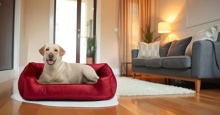  Square Reversible Velvet Pet Bed – Soft, Durable, Washable | All Breed Petspalz