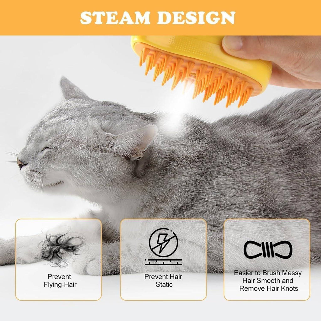  steaming pet detangler brush for Dogs and Cats  Petspalz