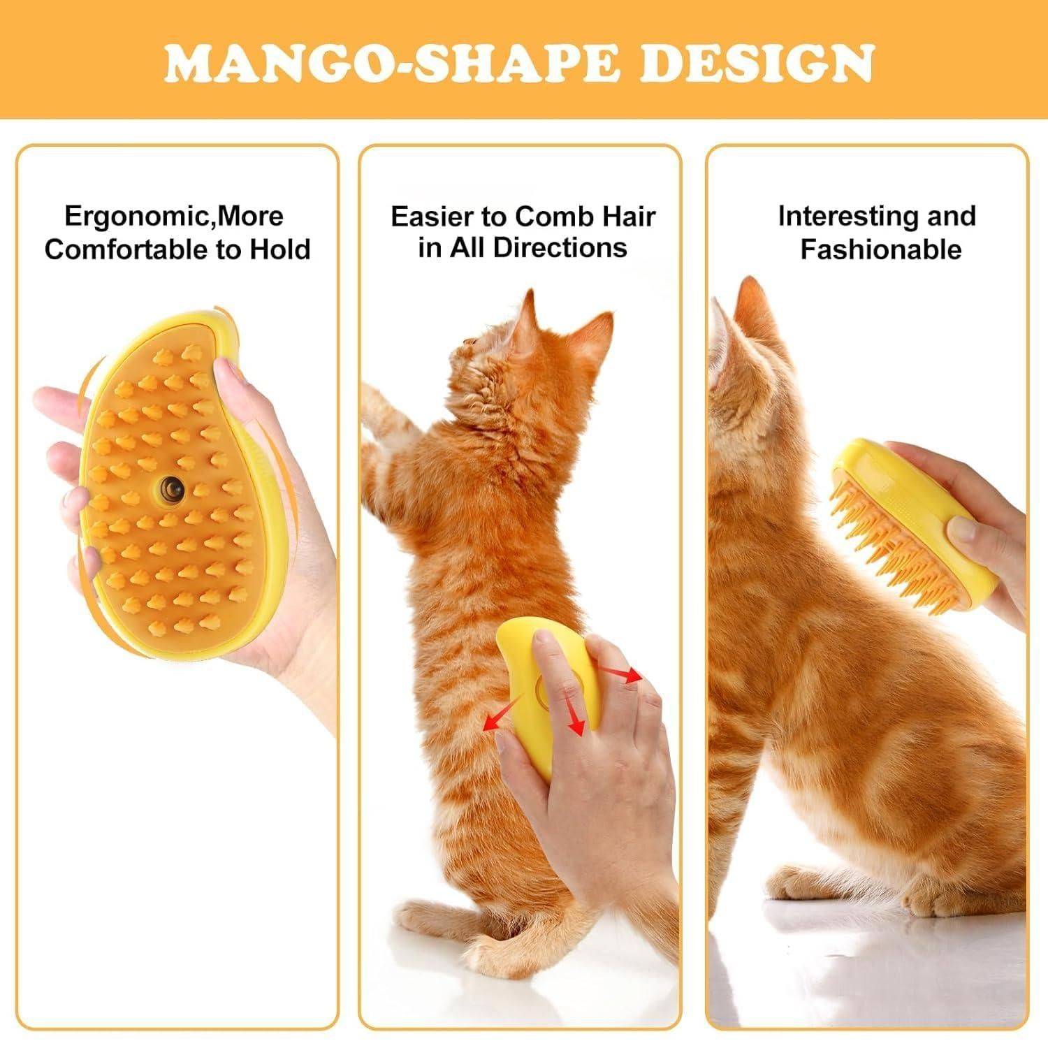  steaming pet detangler brush for Dogs and Cats  Petspalz