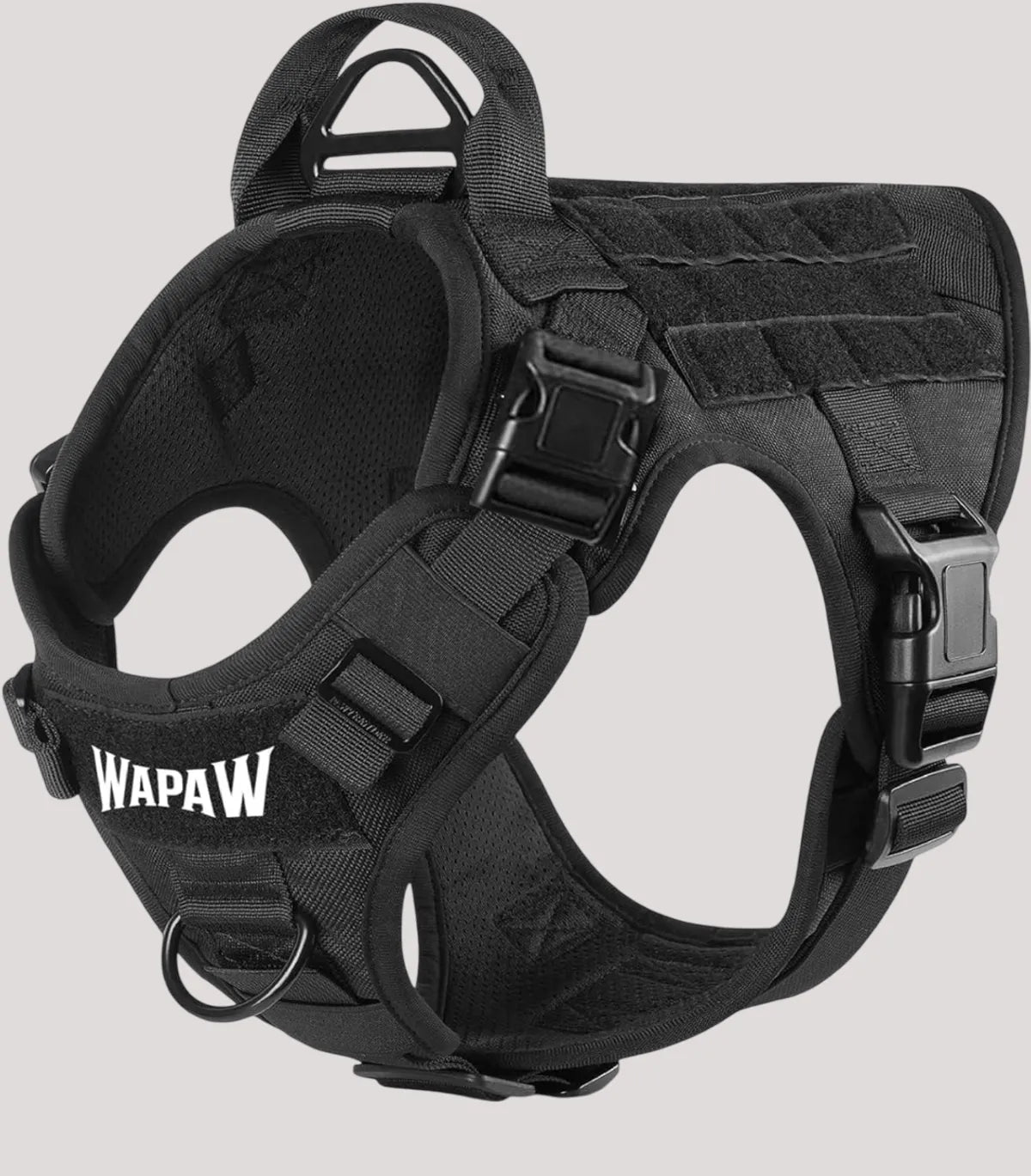  Tactical Black No-Pull Dog Harness – Military Standard Outdoor Vest Petspalz