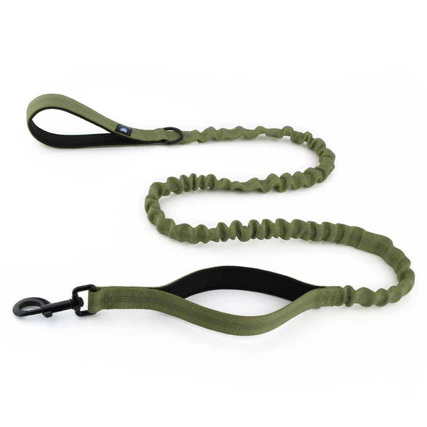  Tactical Bungee Dog Leash – Shock Absorbing & Dual Handle Petspalz