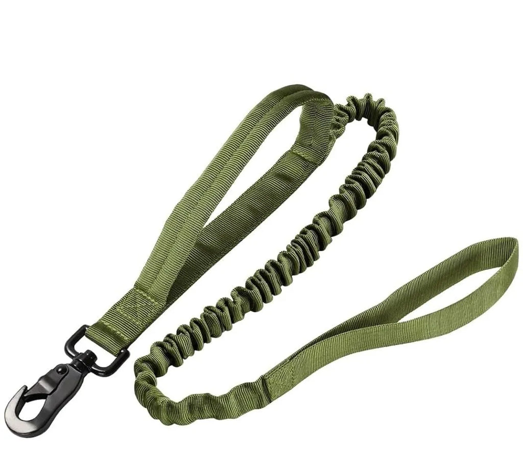  Tactical Dog Leash - Heavy Duty No Pull Bungee Leash for Large Dogs Petspalz