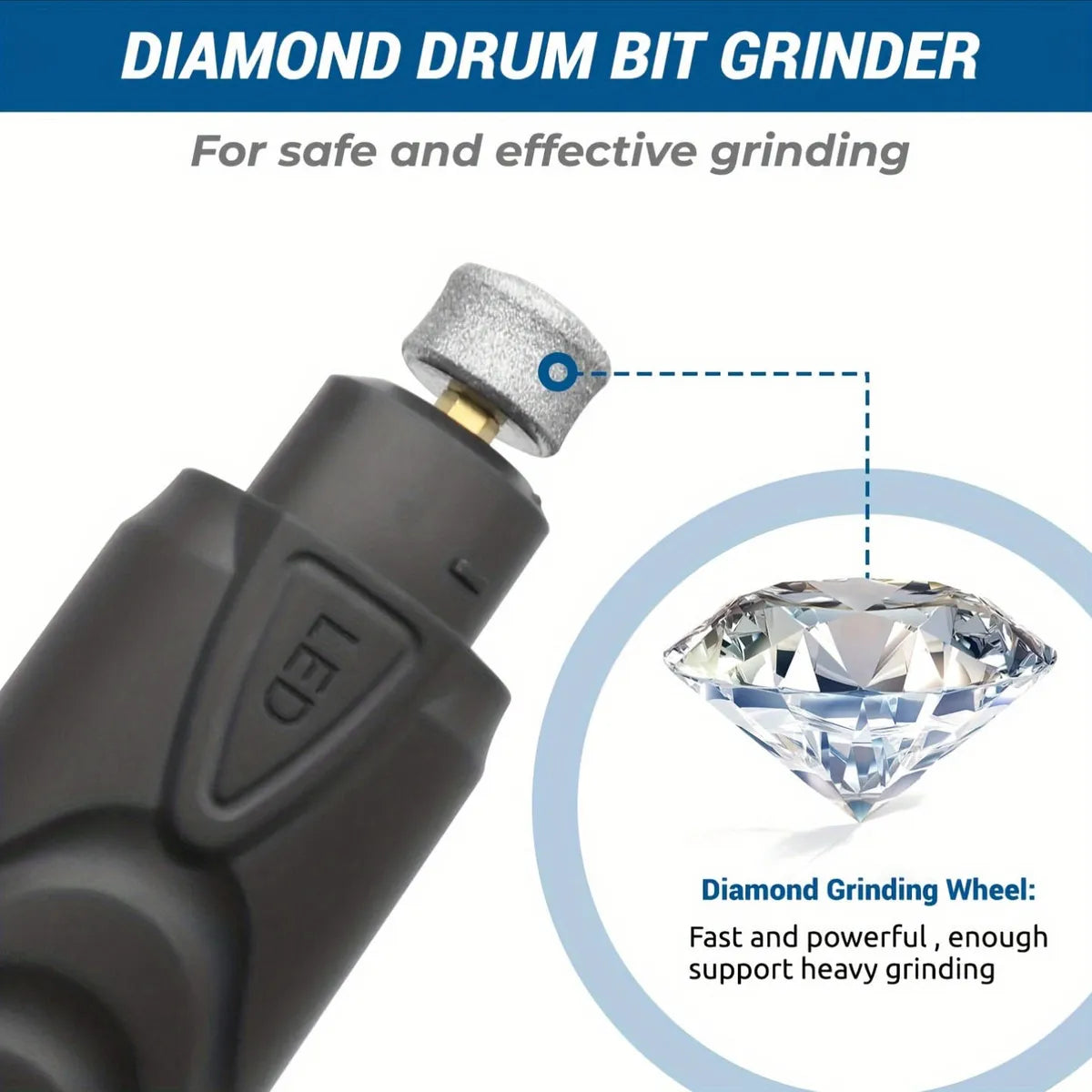 USB rechargeable dog nail trimmer LED light