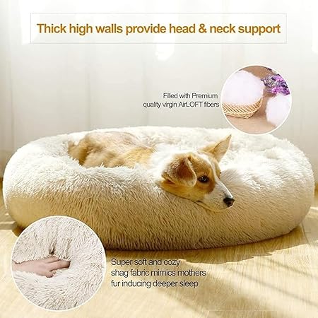  Ultra Soft Mink Fabric Dog Bed – Washable, Anti-Slip for All Breeds Petspalz