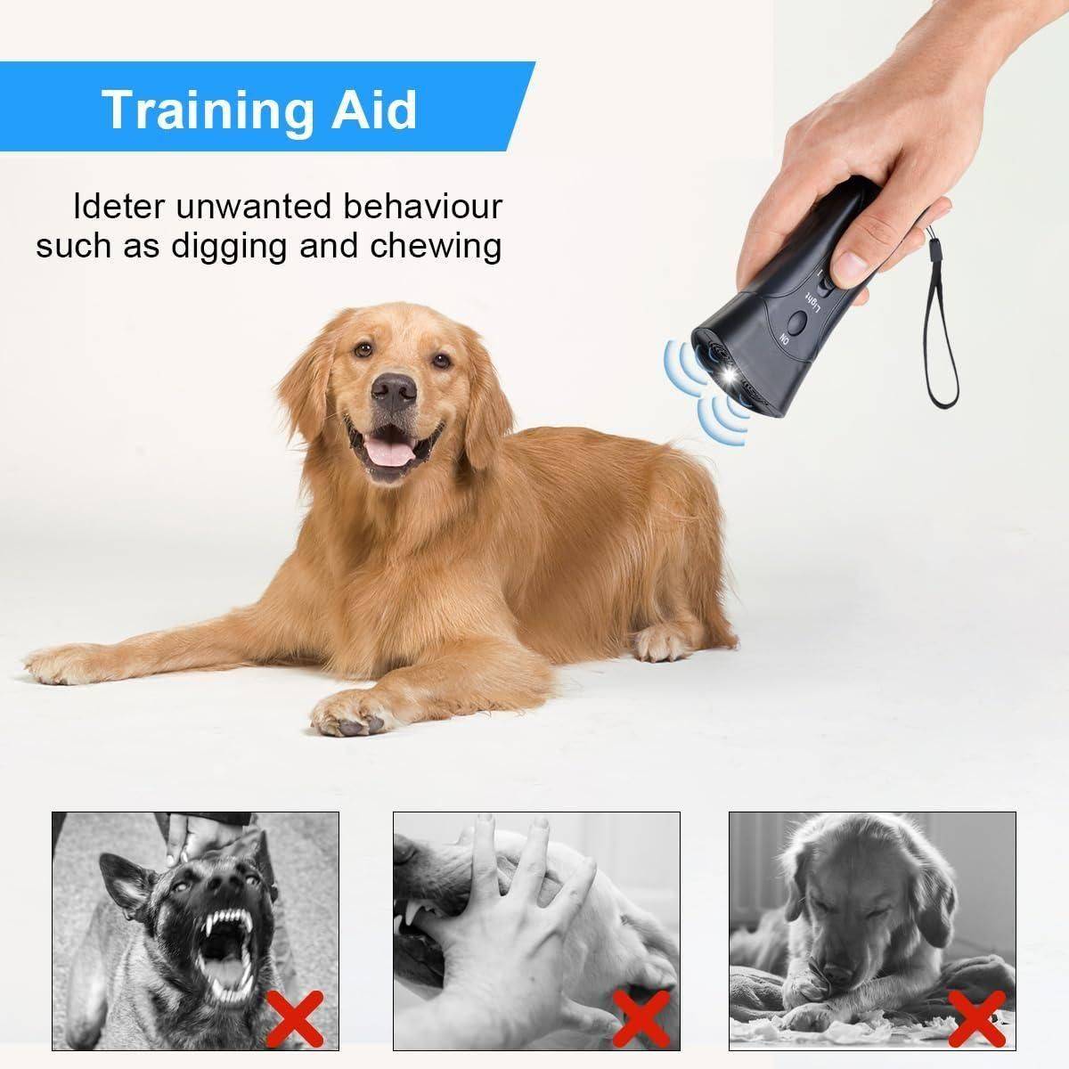  Ultrasonic Dog Chaser | Anti-Aggression Device for Safe Outdoor Walks Petspalz