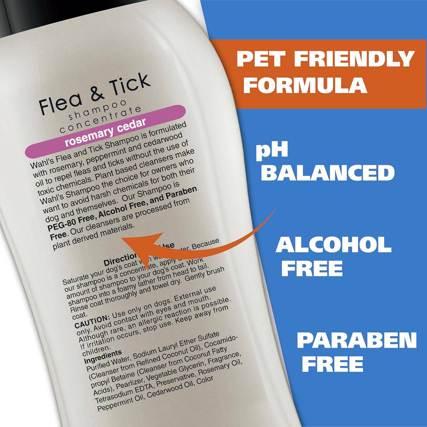  Wahl Natural Flea and Tick Shampoo for Dogs Petspalz