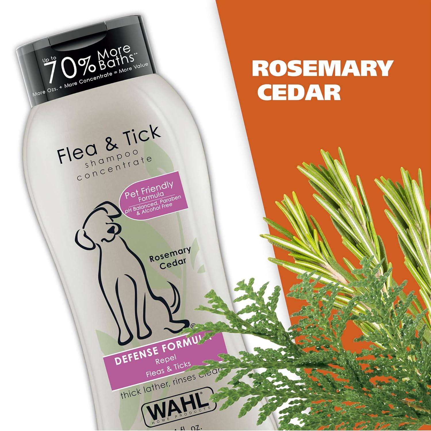  Wahl Natural Flea and Tick Shampoo for Dogs Petspalz