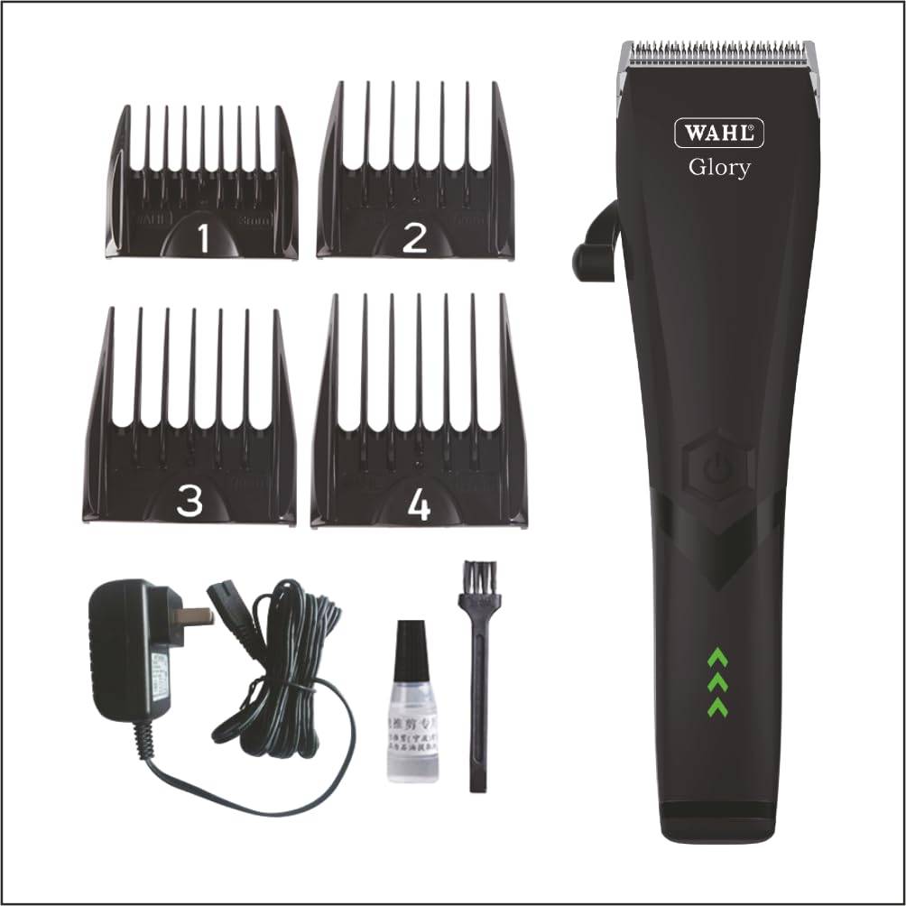  Wahl Glory Clipper Trimmer -Standard With Colour coded guide combs Petspalz