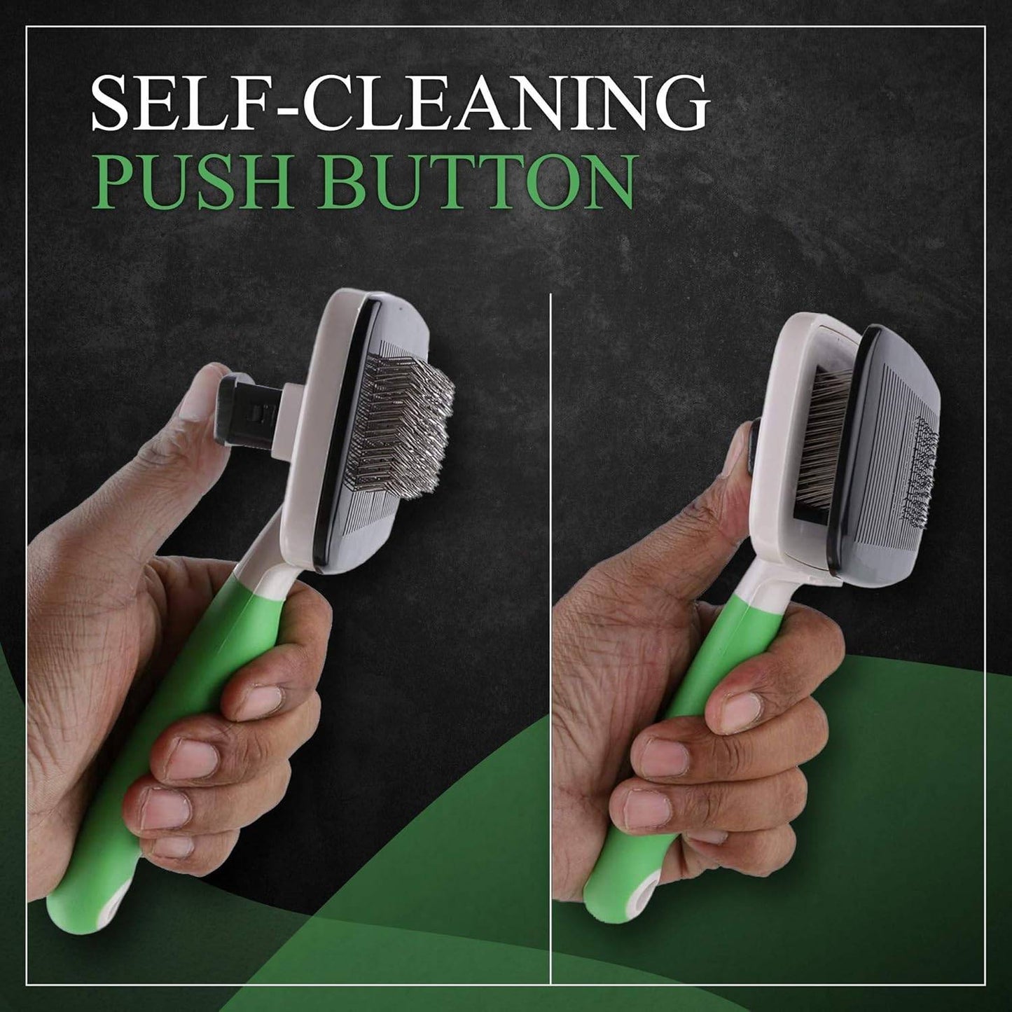  Wahl Self Cleaning Slicker Brush for Dogs and Cats  : Premium Quality Petspalz