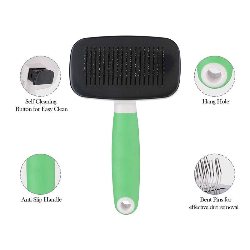 Wahl Self Cleaning Slicker Brush for Dogs and Cats  : Premium Quality Petspalz