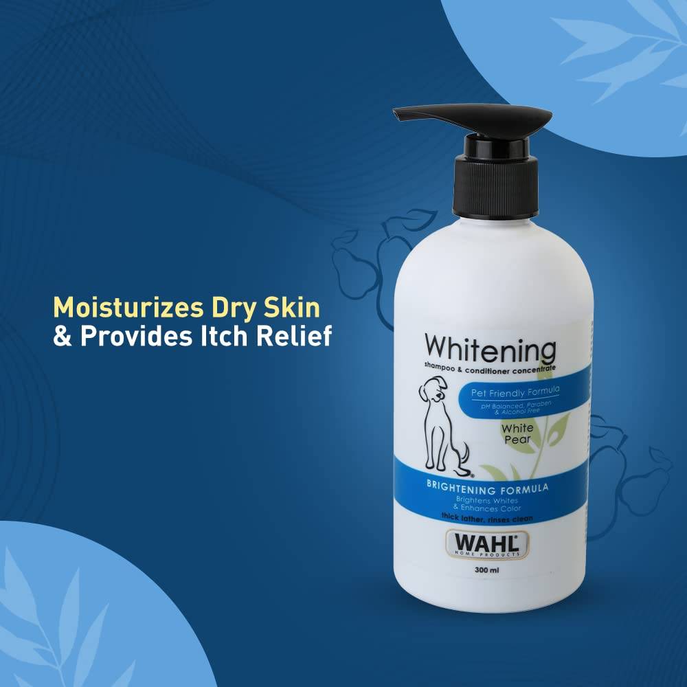  Wahl Whitening Shampoo Concentrate 100% Natural & Pet Friendly Petspalz