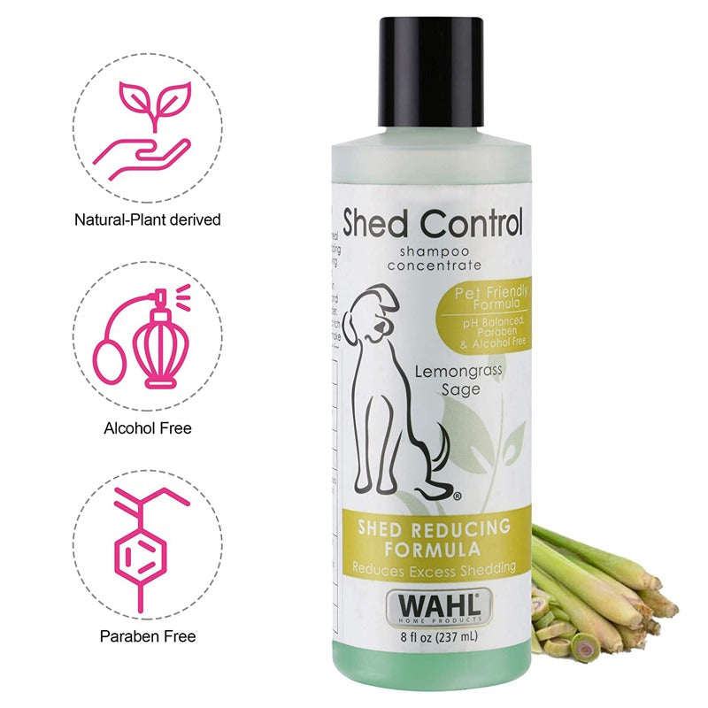 Wahl shed control dog shampoo bottle 300ml : Petspalz