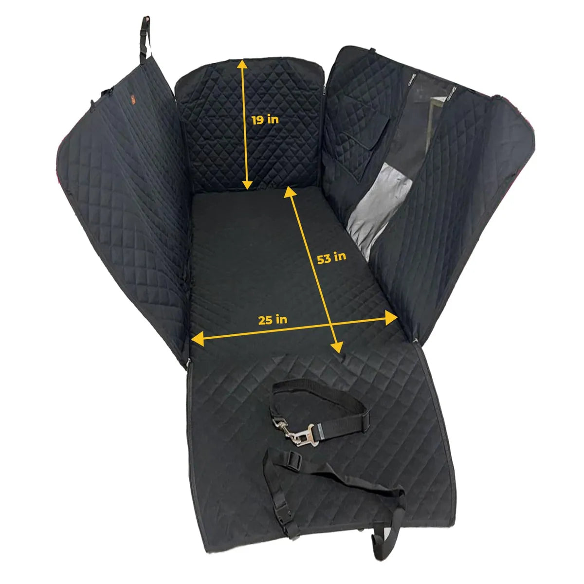  Waterproof Quilted Hammock Dog Car Seat Cover – SUVs & Sedans Petspalz