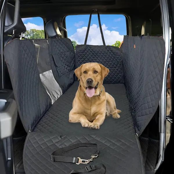  Waterproof Quilted Hammock Dog Car Seat Cover – SUVs & Sedans Petspalz