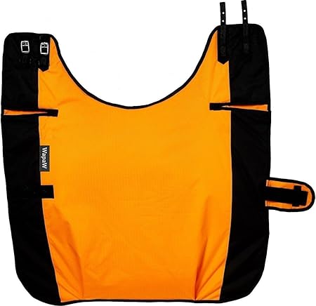 Waterproof Orange Winter Dog Jacket – Cold Weather Coat for Pets