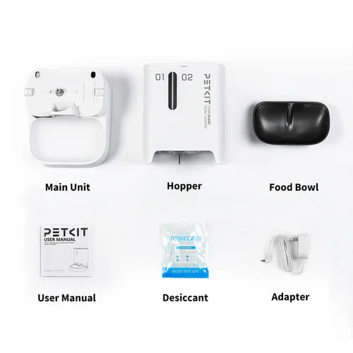  YumShare Dual Hopper Feeder with Camera | Smart Automatic Pet Feeder Petspalz
