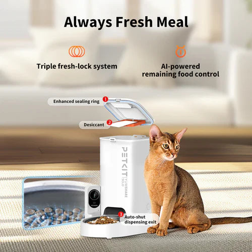  YumShare Solo Smart Pet Feeder with Camera | 3L Capacity Petspalz