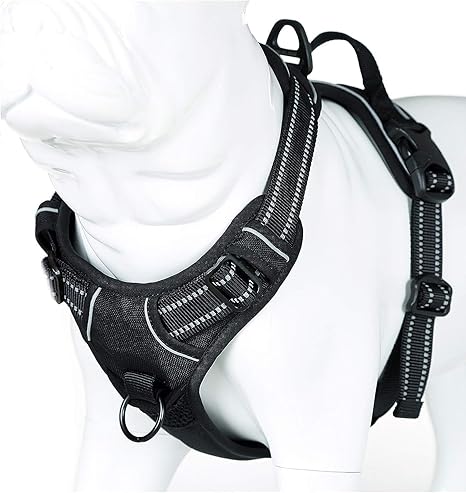 Adjustable breathable pet harness for small, medium, and large dogs
