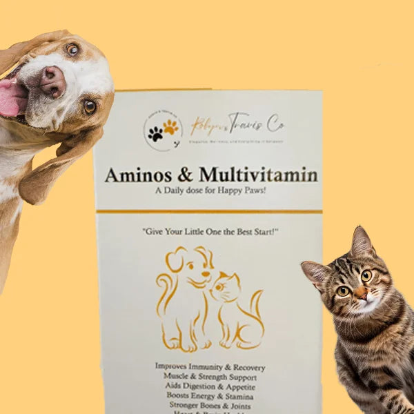 Aminos and multivitamin drops for puppies and kittens