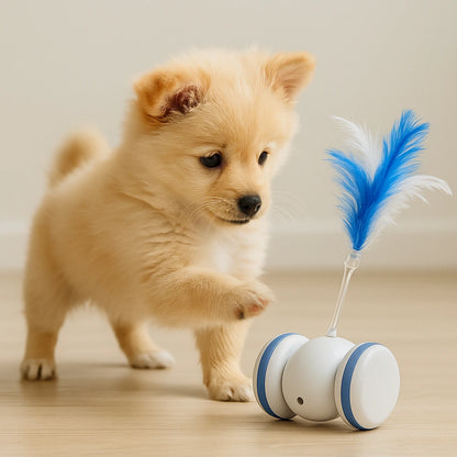 Automatic pet chase toy for cats and dogs