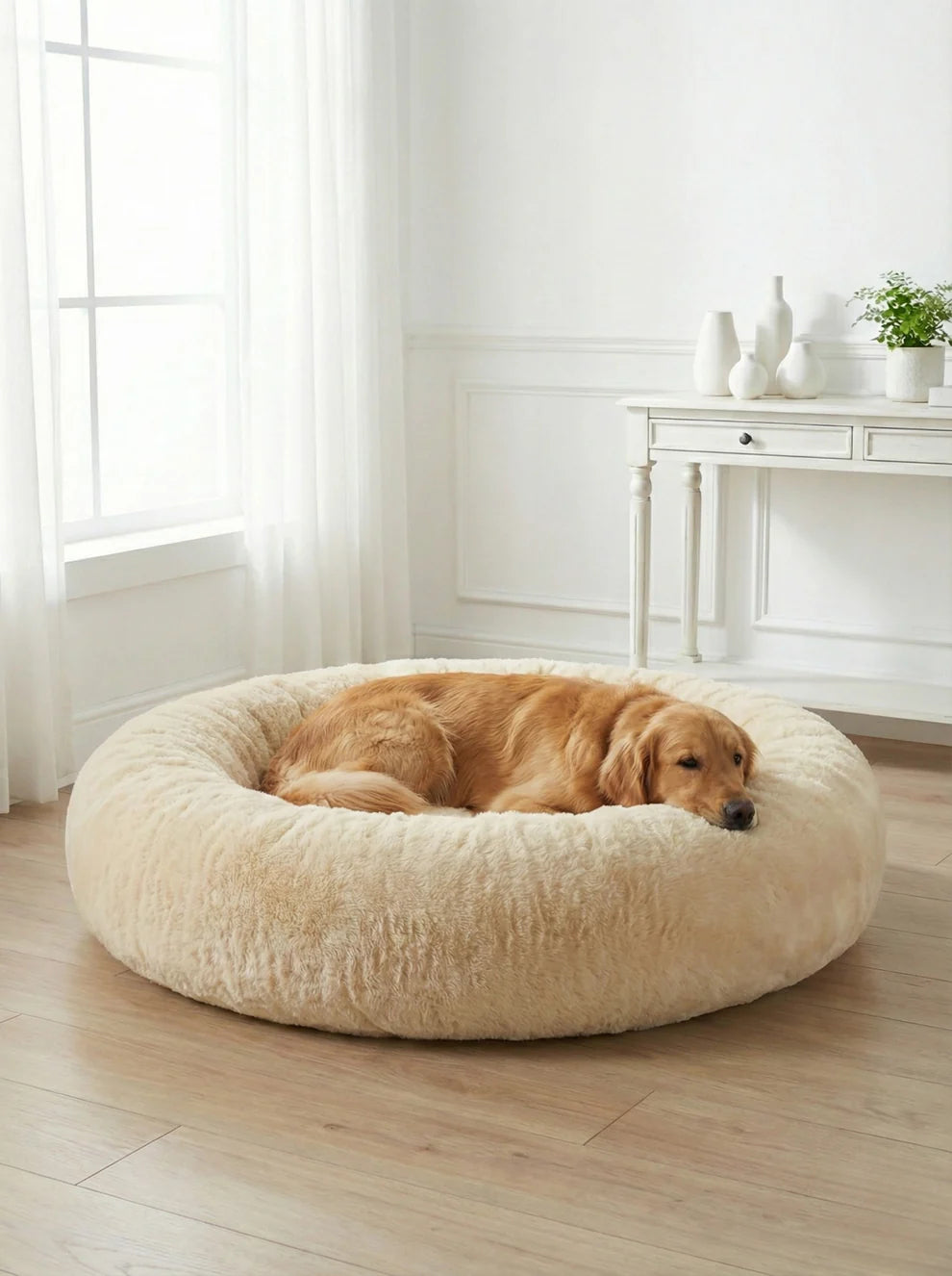 calming dog bed
