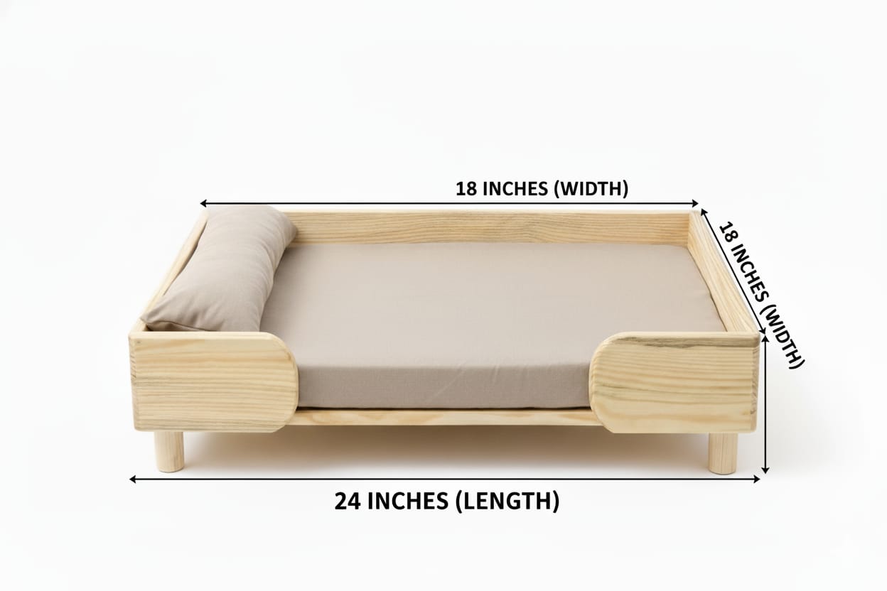 Premium eco-friendly wooden cat bed furniture