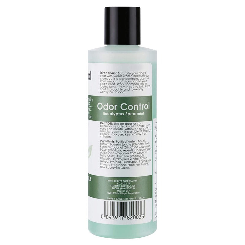 Eucalyptus and spearmint pet shampoo