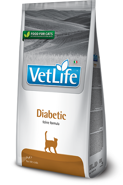 Farmina Vet Life Diabetic cat food diabetes and weight control diet