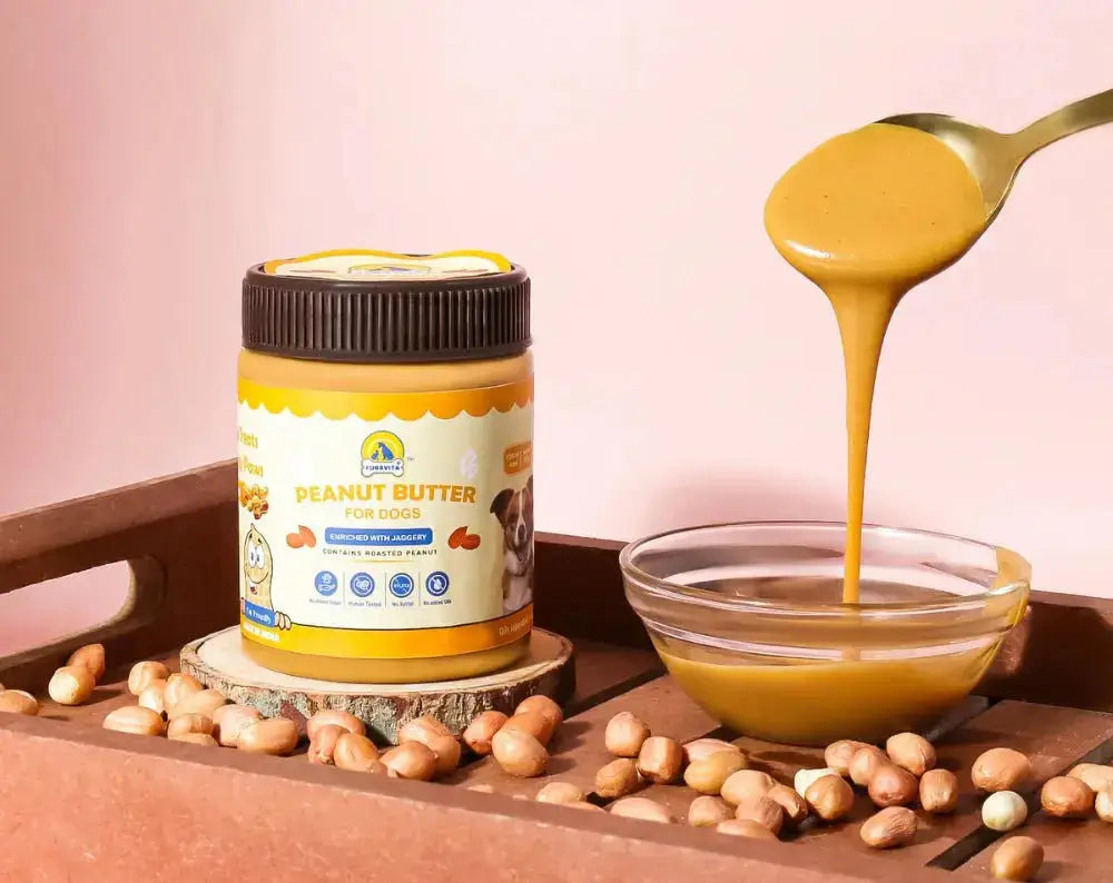 Furrvita | Peanut Butter for Dogs |Enriched with Jaggery | Perfect for All Ages & Breeds of Dogs - Petspalz