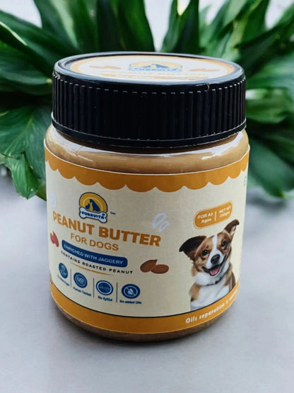 Furrvita | Peanut Butter for Dogs |Enriched with Jaggery | Perfect for All Ages & Breeds of Dogs - Petspalz